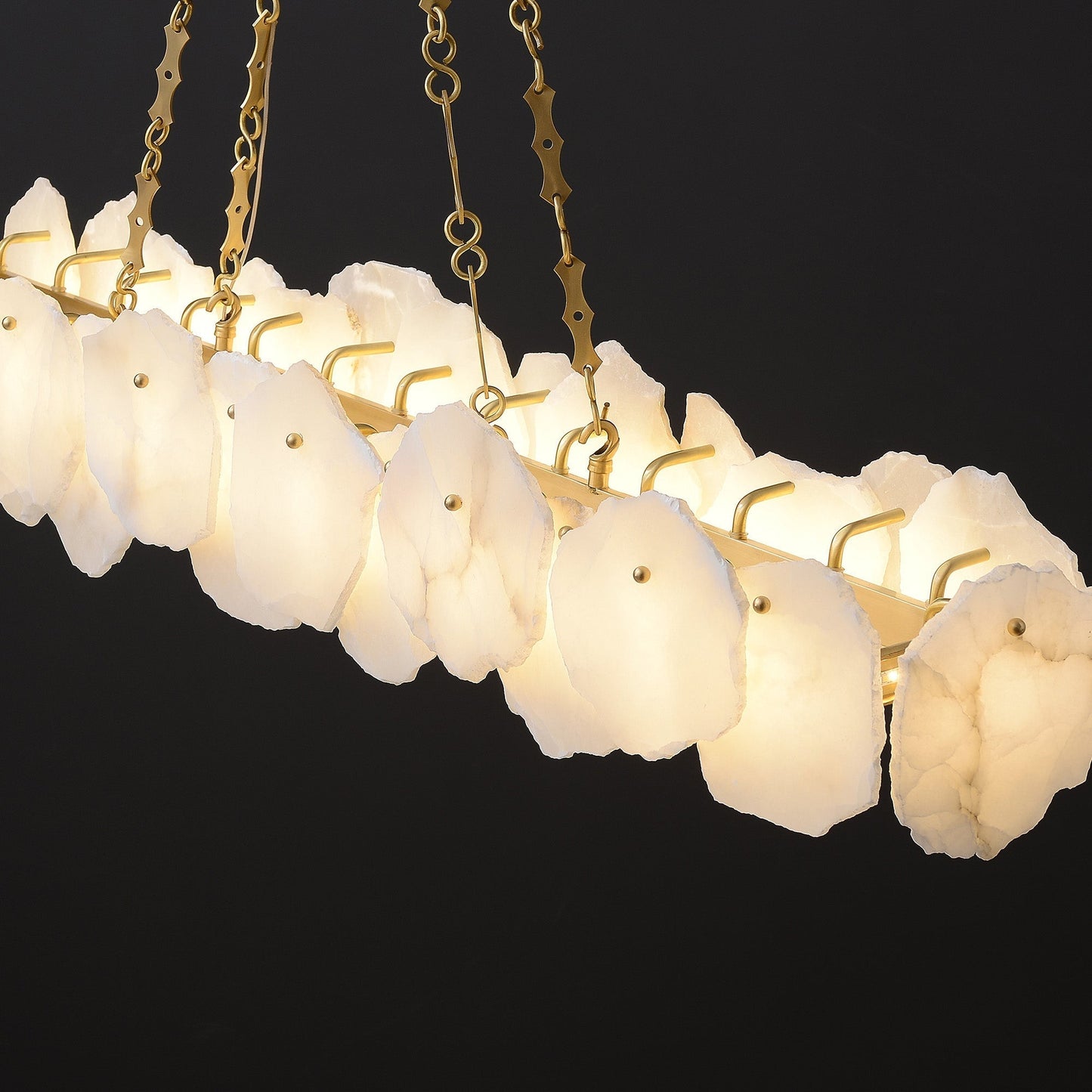 Marble Snowflake Chandelier