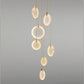 Disc Marble Round Chandelier For Loft