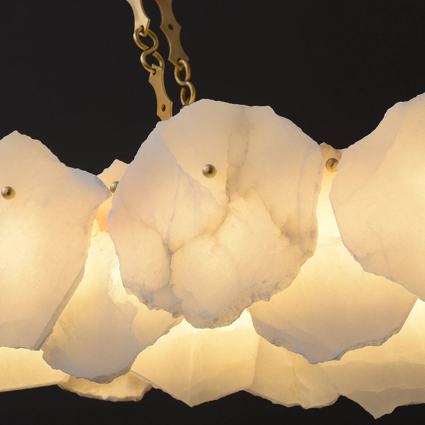 Marble Snowflake Chandelier