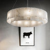 Aire Alabaster 2-Tier Round Chandelier