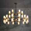 Norala Marble Round Chandelier