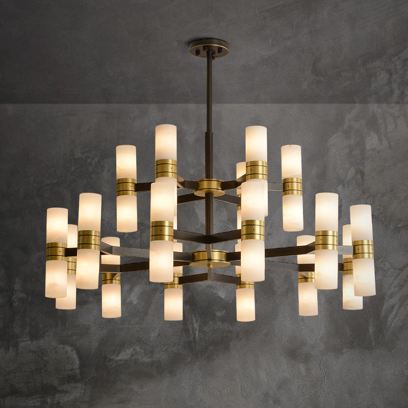 Norala Marble Round Chandelier