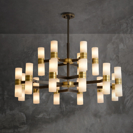 Norala Marble Round Chandelier