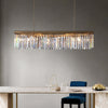 Rhys Rectangular Chandelier 49", 8-lights