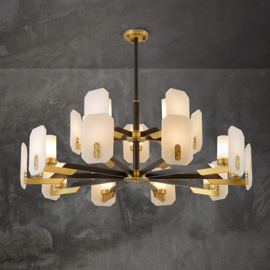 Liby Marble Round Chandelier