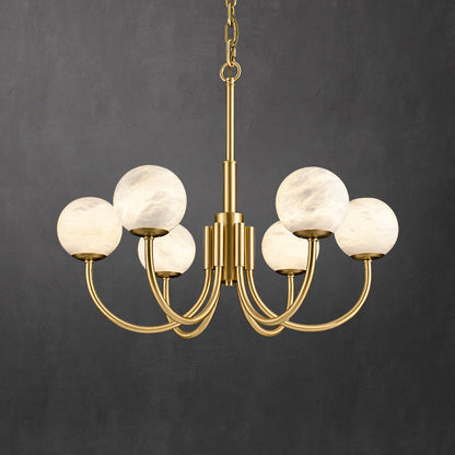 Maggie Marble Round Branch Chandelier