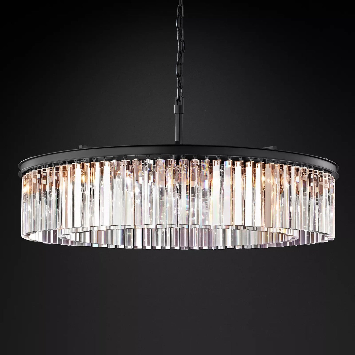 Rhys Round Chandelier 43", 8-lights