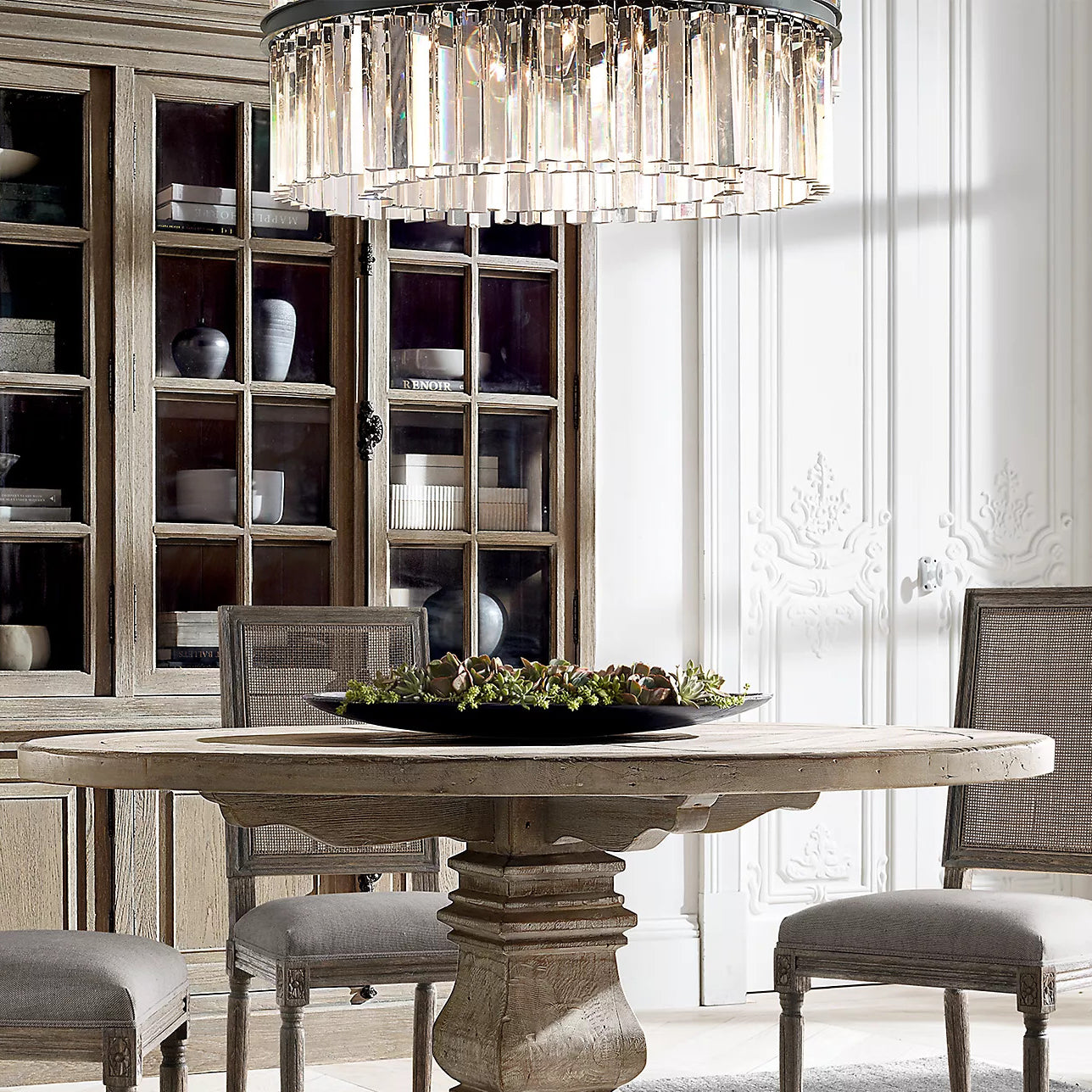 Rhys Round Chandelier 32", 8-lights