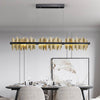 Nera de Brushed Dining Room Chandelier Brass