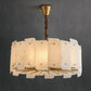 Marble Round Chandelier 20" 31"