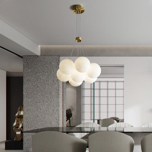 Marble Ball Chandelier