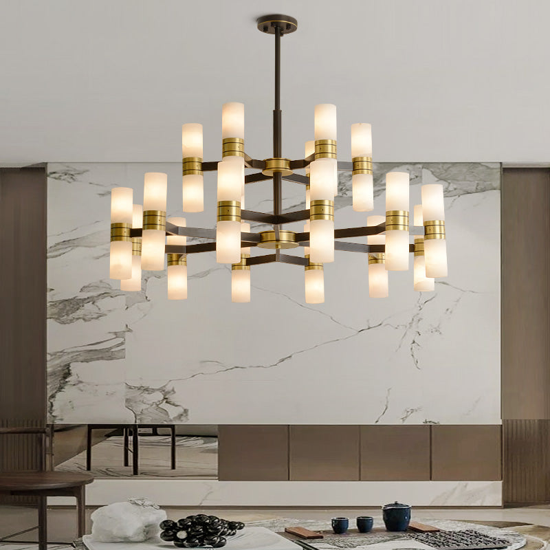 Norala Marble Round Chandelier