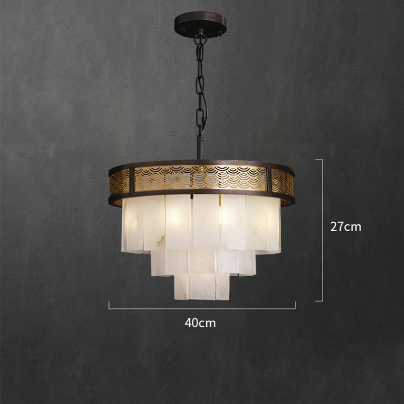 Multi-layer Classic Marble Chandelier