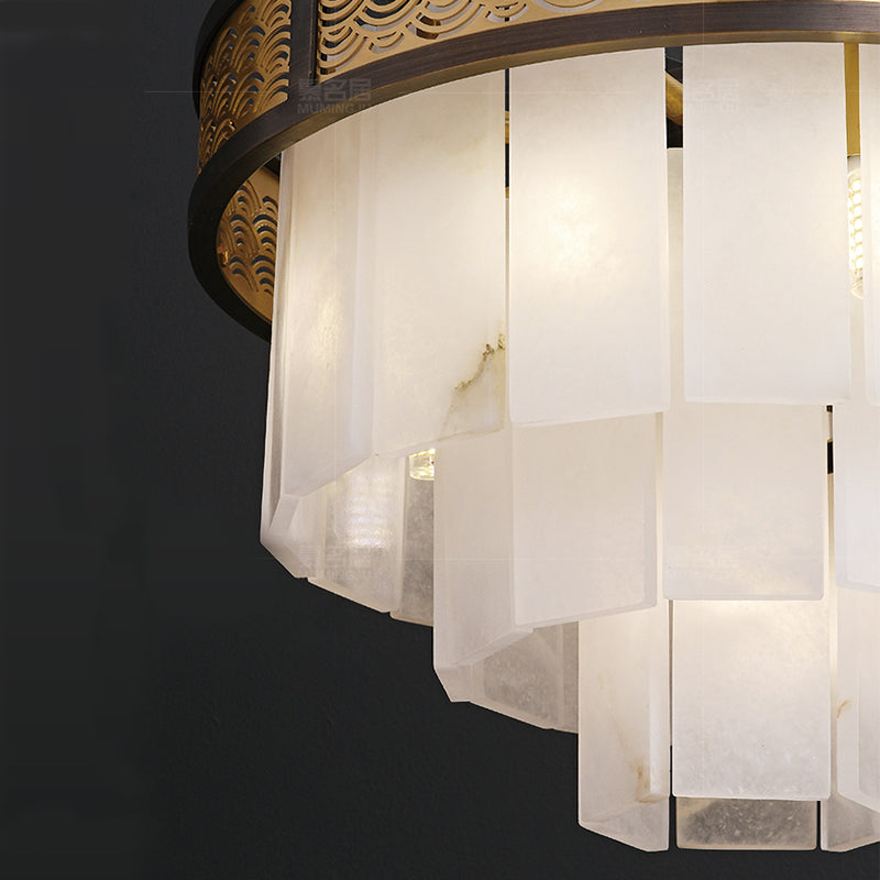 Multi-layer Classic Marble Chandelier