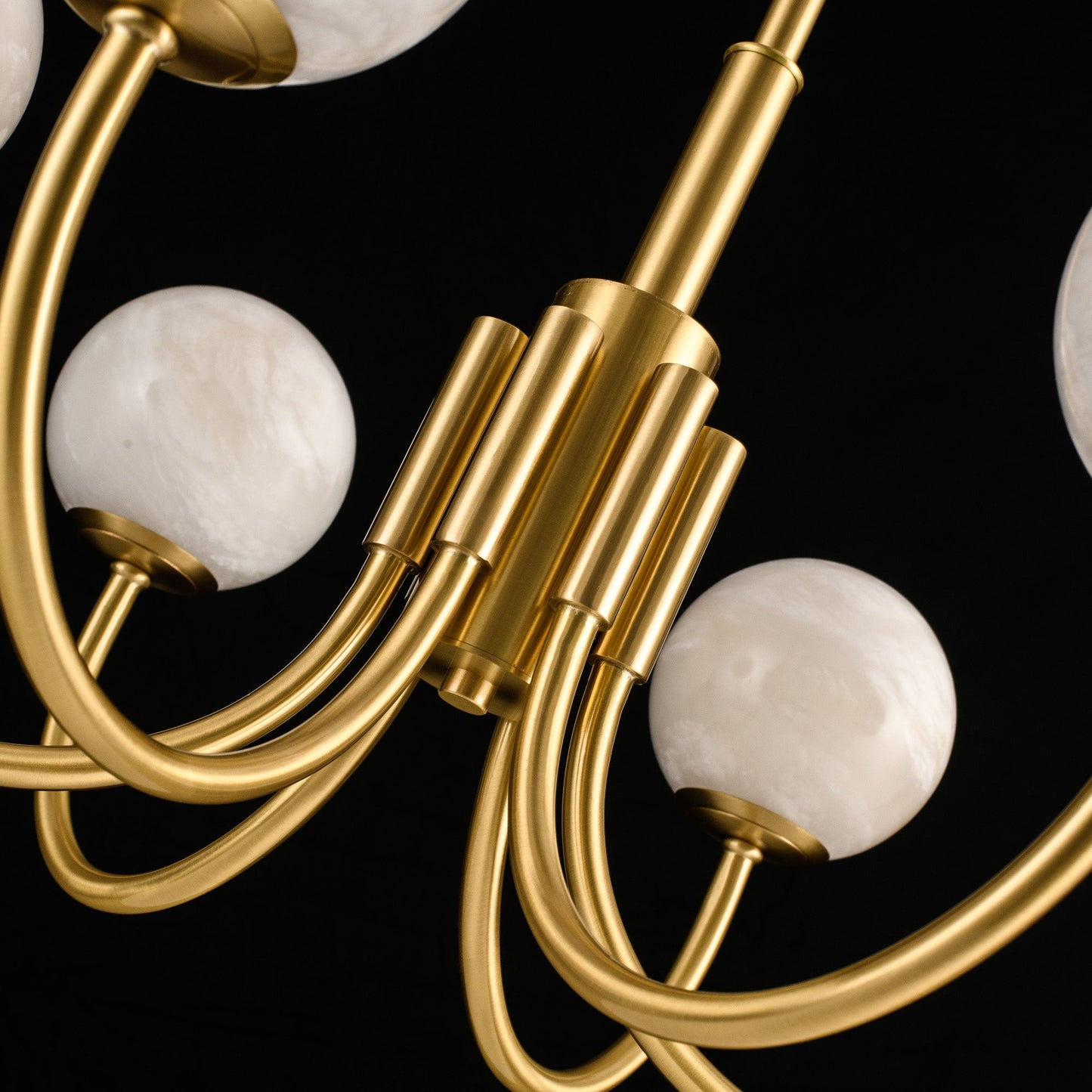 Maggie Marble Ball Round Chandelier