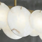 Modern Marble Linear Chandelier
