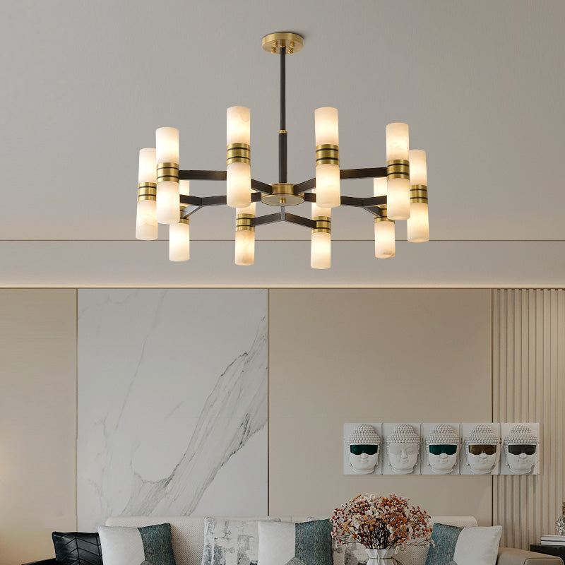 Norala Marble Round Chandelier