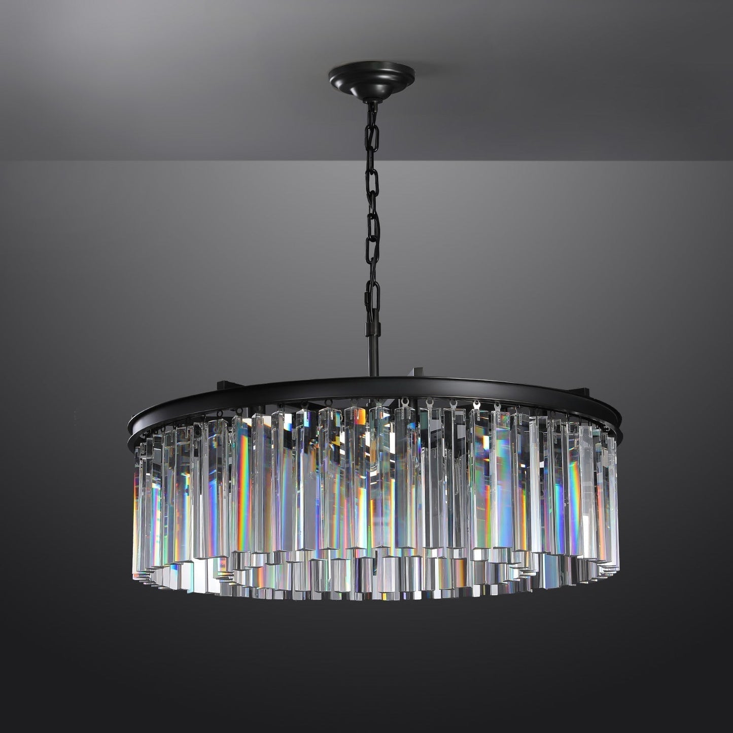 Rhys Round Chandelier 43", 8-lights