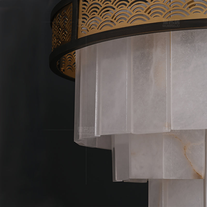Multi-layer Classic Marble Chandelier