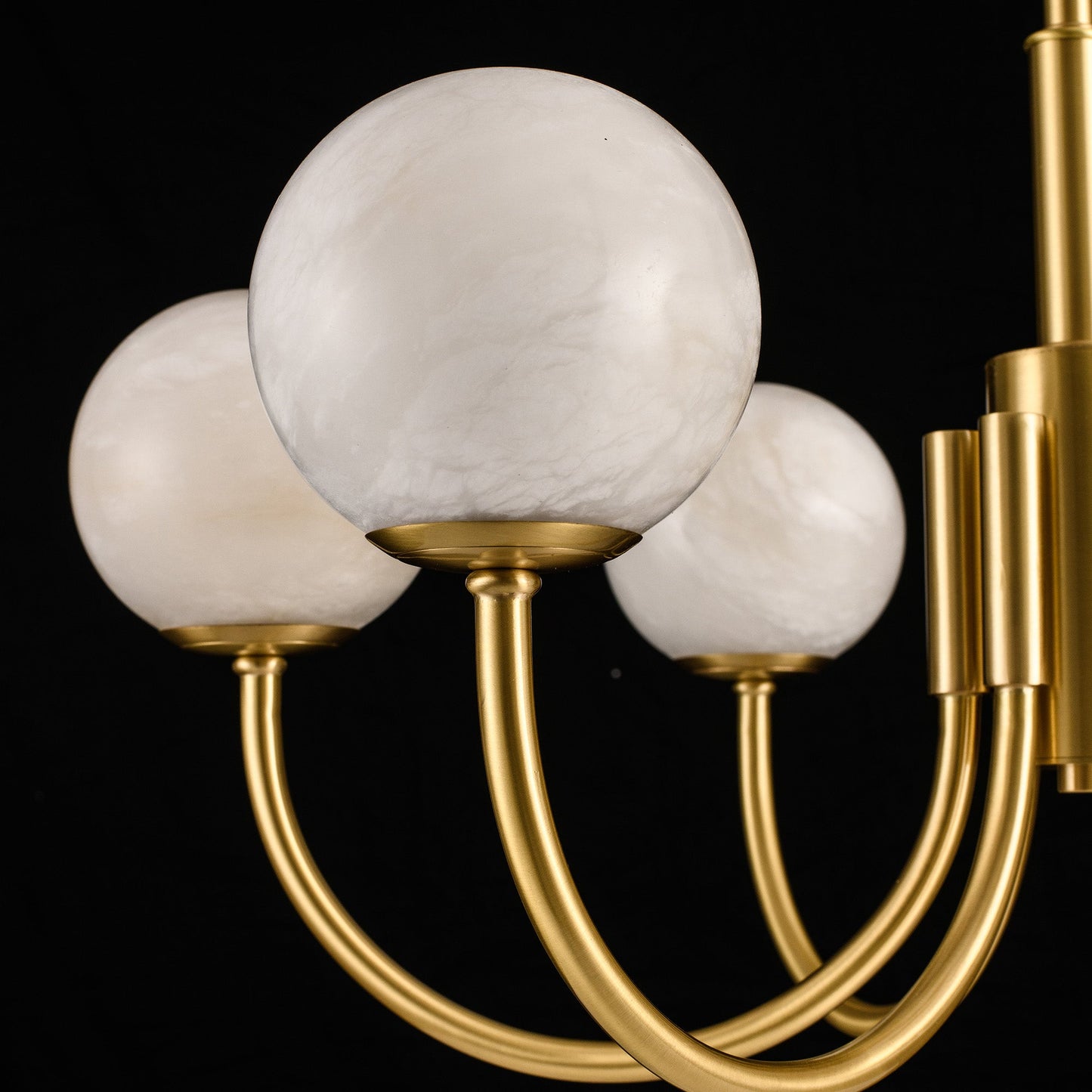 Maggie Marble Ball Round Chandelier