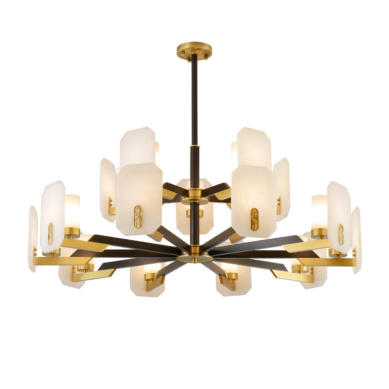 Liby Marble Round Chandelier