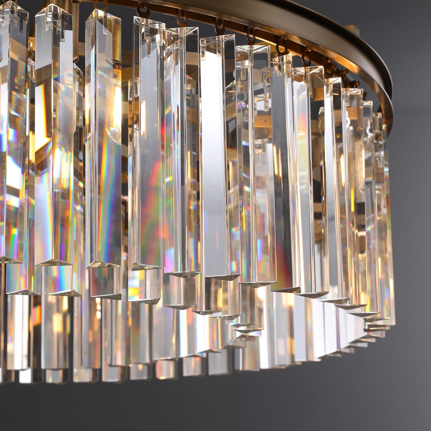 Rhys Round Chandelier 32", 8-lights