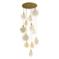 Disc Marble Round Chandelier For Loft