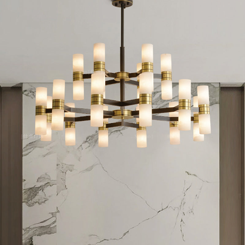 Norala Marble Round Chandelier