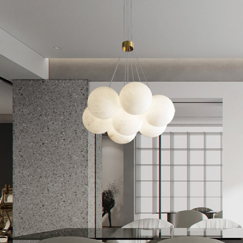 Marble Ball Chandelier