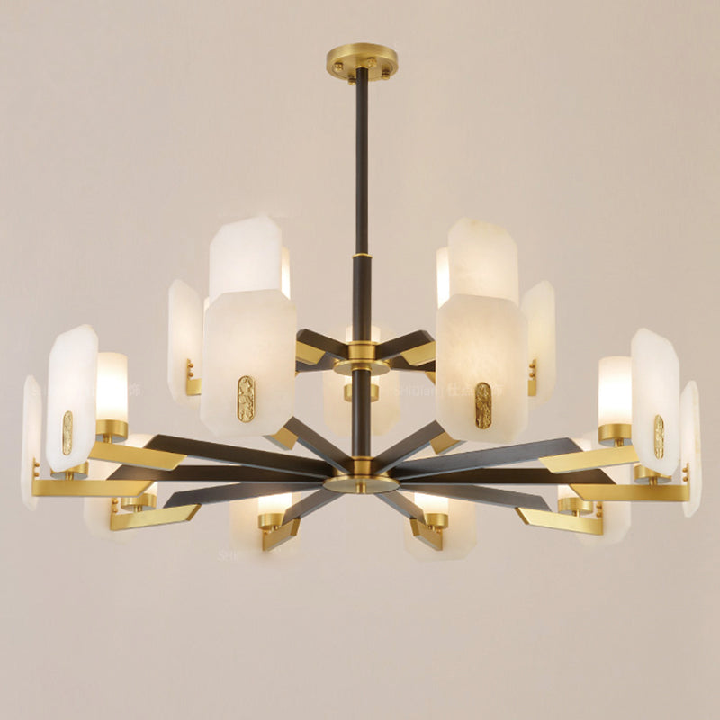 Liby Marble Round Chandelier