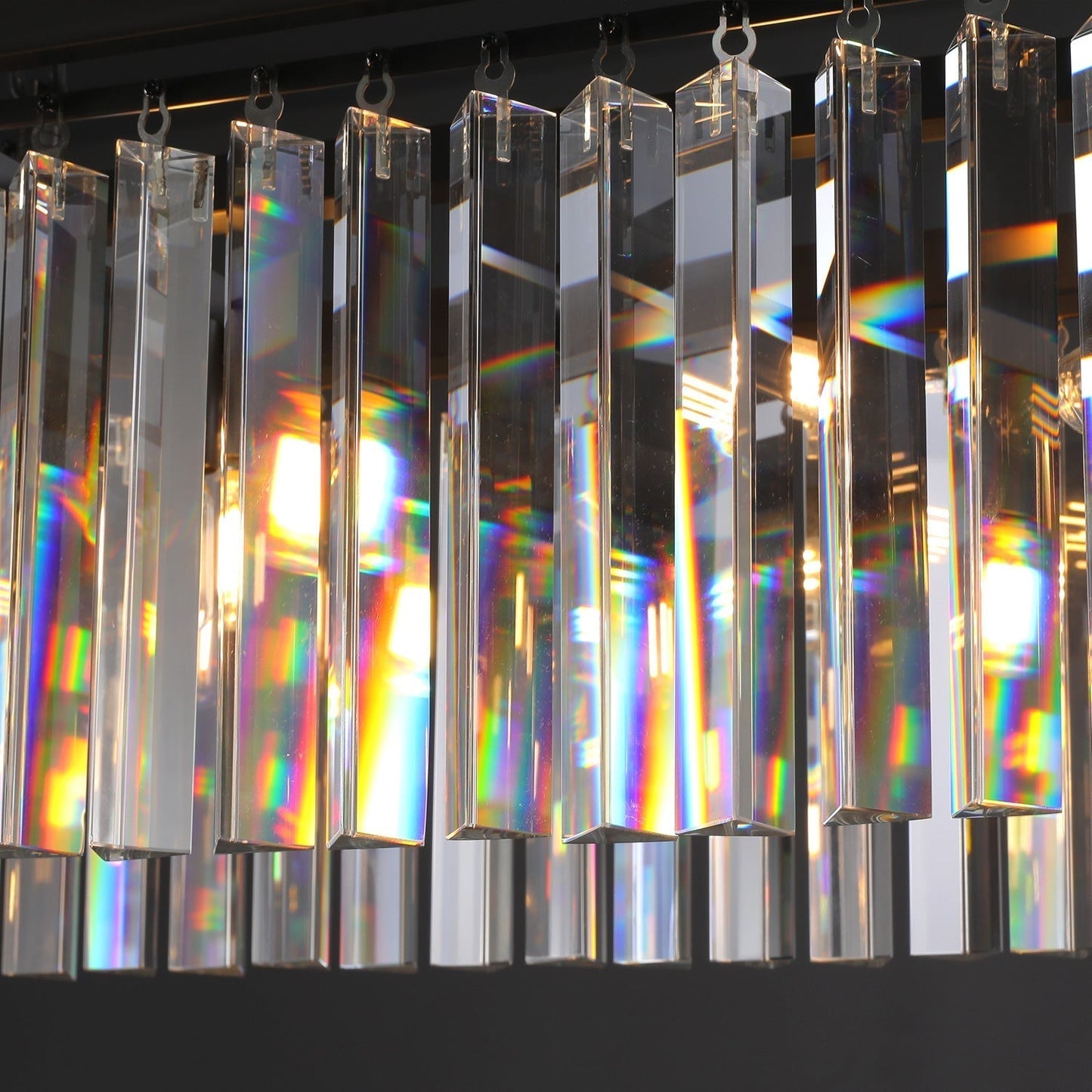 Rhys Rectangular Chandelier 59", 8-lights