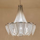 Wave Aluminum Chain Round Chandelier