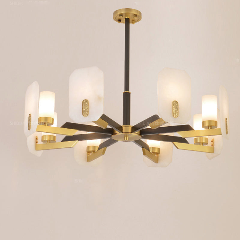 Liby Marble Round Chandelier
