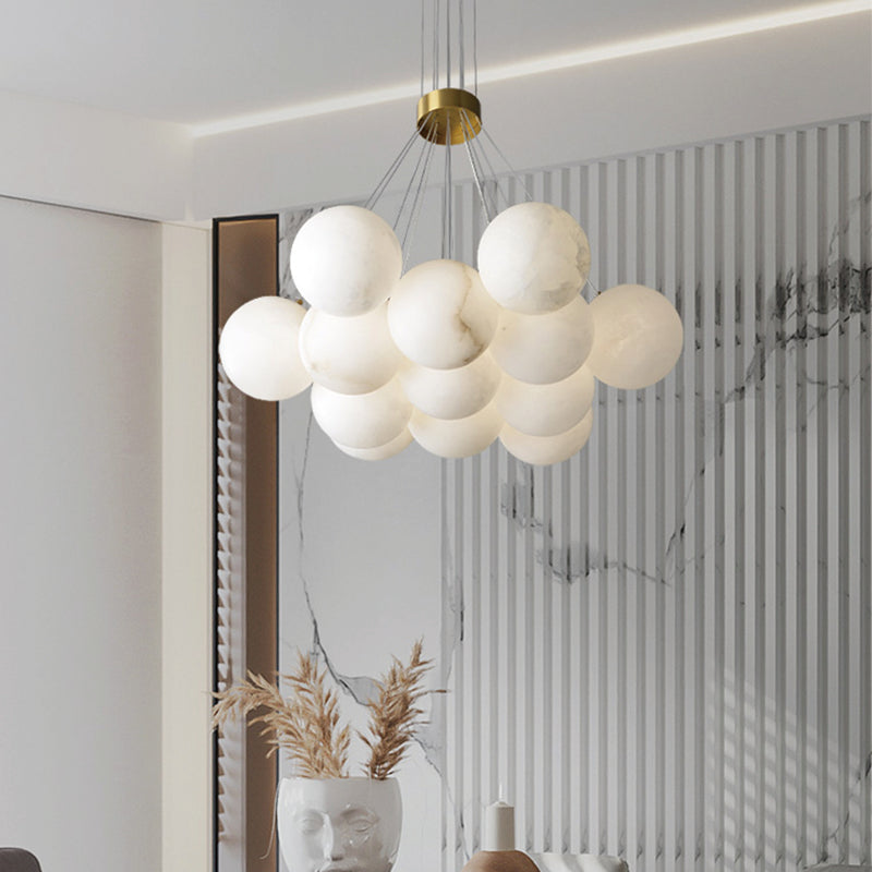 Marble Ball Chandelier