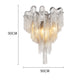 Cascading Tassel Aluminum Chain Ceiling lighting