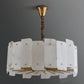 Marble Round Chandelier 20" 31"