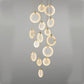 Disc Marble Round Chandelier For Loft