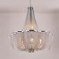 Wave Aluminum Chain Round Chandelier