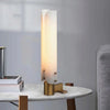 Alena White Glass Shade Table Lamp