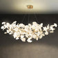 Ceramic Branch Chandelier Gold