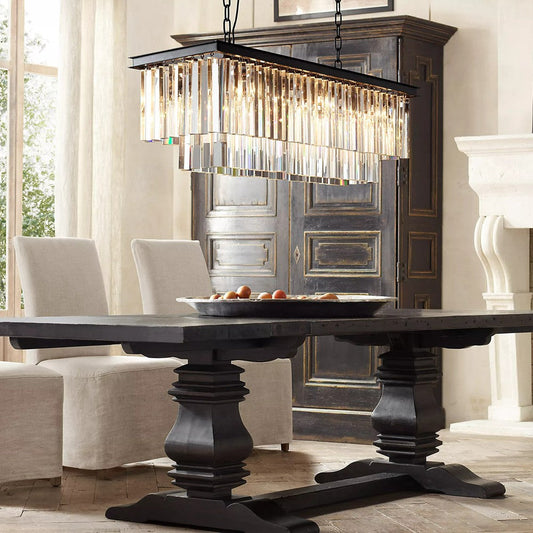 Odeon Rectangle Chandelier 40"