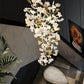 Ceramic Branch Chandelier Gold