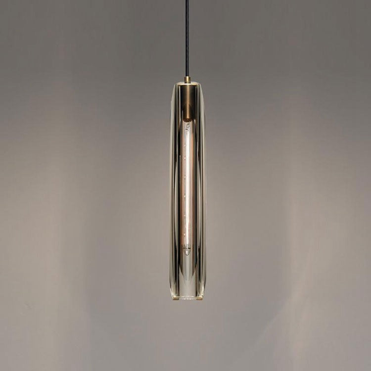 Smoke Crystal Shade Pendant Light