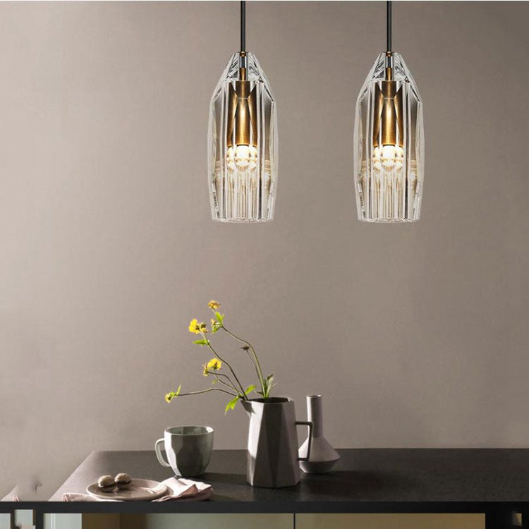Modern Chapitre Crystal  Shade Pendant