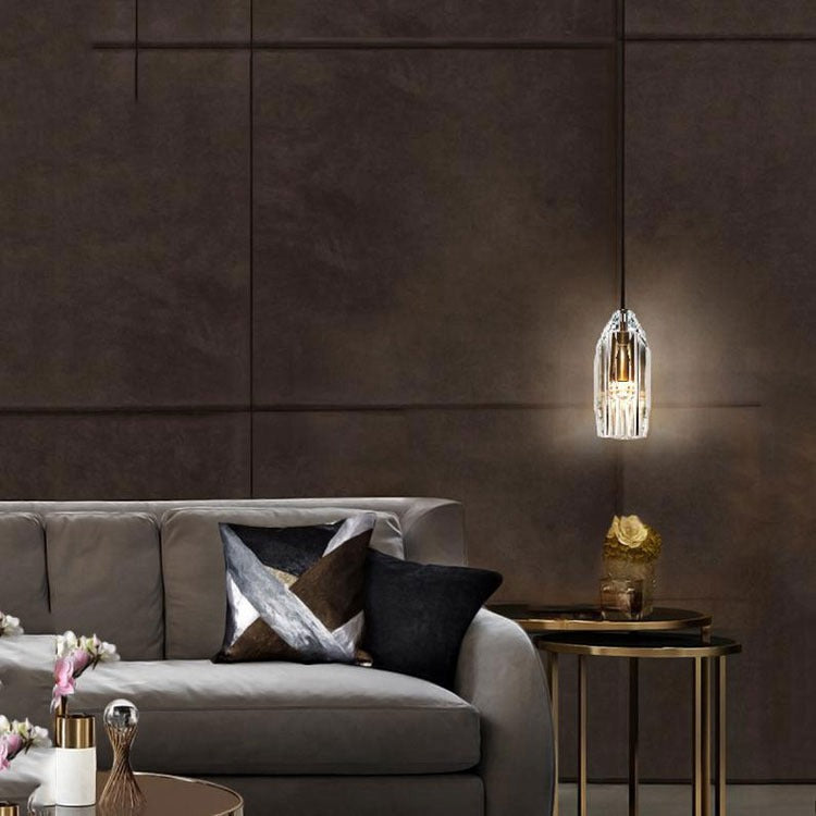 Modern Chapitre Crystal  Shade Pendant