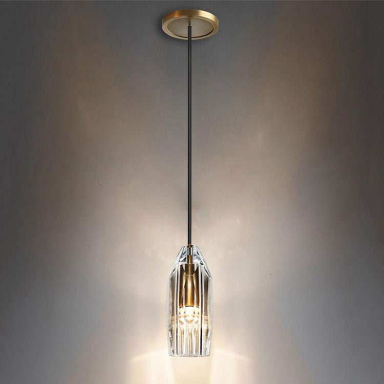 Modern Chapitre Crystal  Shade Pendant