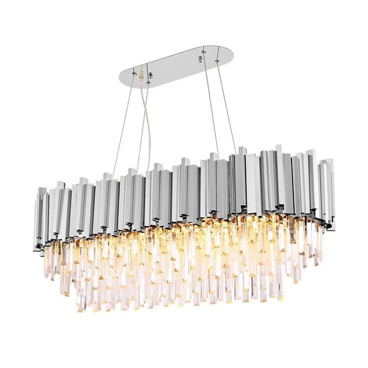 Alian Oval Crystal Chandelier