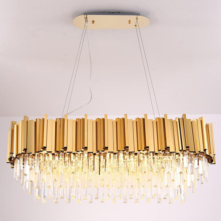 Alian Oval Crystal Chandelier