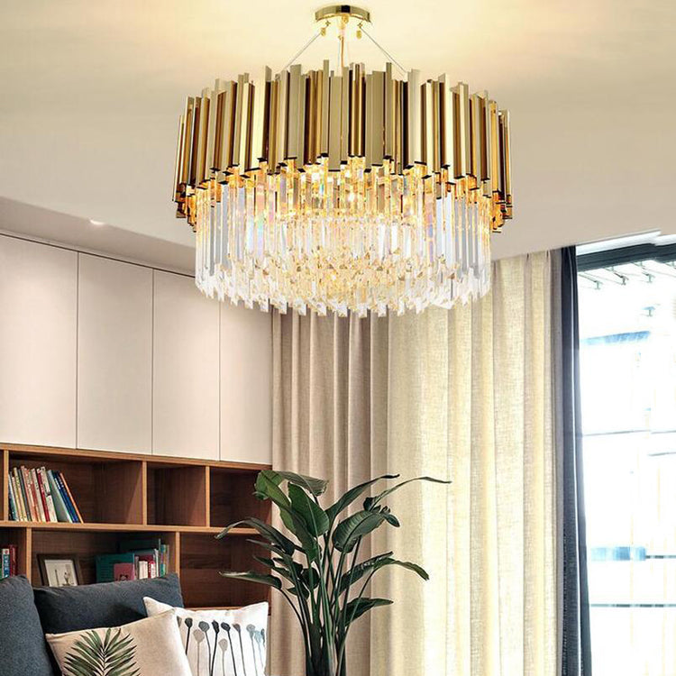 Alian Round Crystal Chandelier