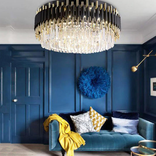 Aheila Flush Mount Crystal Chandelier